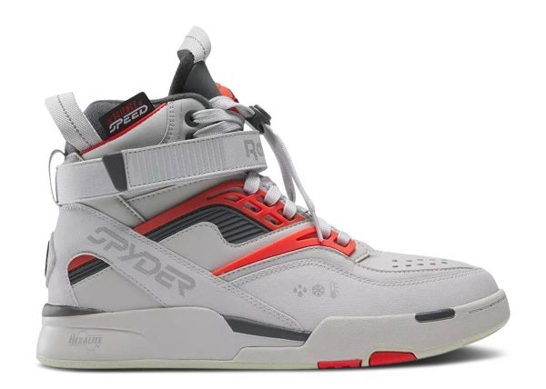 Spyder x Pump TZ 'Pure Grey Canton Red'
