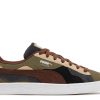 Suede 'Camowave - Olive Chestnut Brown'