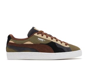 Suede 'Camowave - Olive Chestnut Brown'