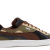 Suede 'Camowave - Olive Chestnut Brown'