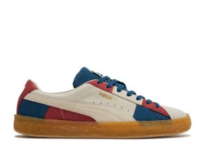 Suede 'Crepe Patch - Peyote Blue Red'