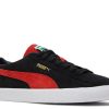 Suede VTG Teams 'Black Burnt Red'