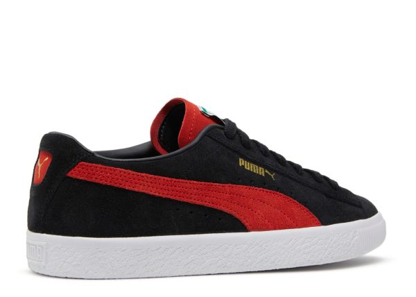 Suede VTG Teams 'Black Burnt Red'