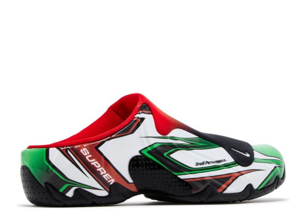Supreme x Clogposite 'White Gym Red Green'