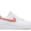 Wmns Air Force 1 '07 Essential 'Mystic Red Gingham'