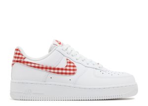 Wmns Air Force 1 '07 Essential 'Mystic Red Gingham'