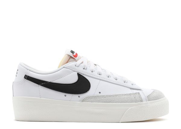 Wmns Blazer Low Platform 'White Black'