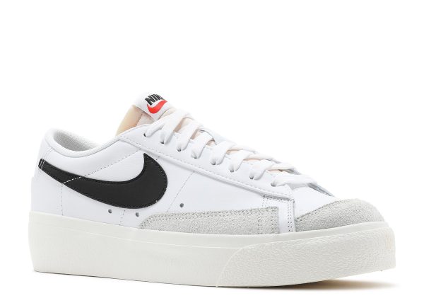 Wmns Blazer Low Platform 'White Black'
