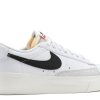 Wmns Blazer Low Platform 'White Black'