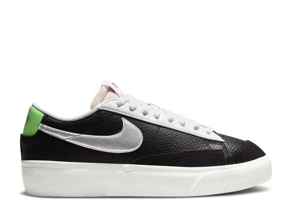 Wmns Blazer Platform 'Black Metallic Silver'