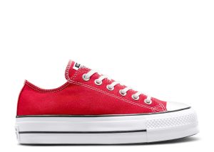 Wmns Chuck Taylor All Star Lift Platform Canvas Low 'Red White'