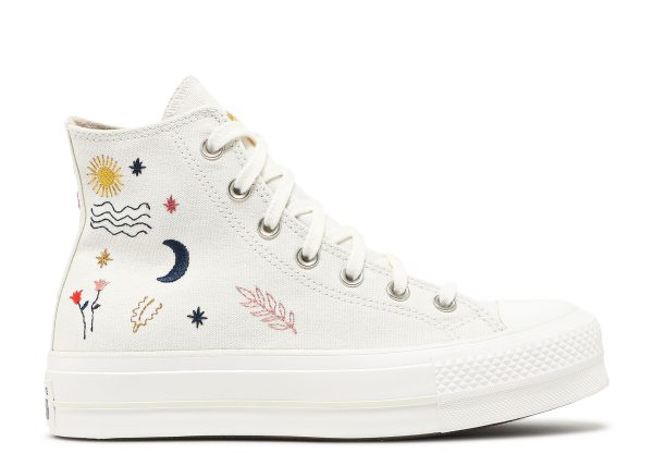 Wmns Chuck Taylor All Star Platform High 'It's Okay To Wander - Egret'