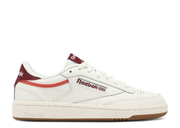 Wmns Club C 85 'Chalk Maroon Coral'