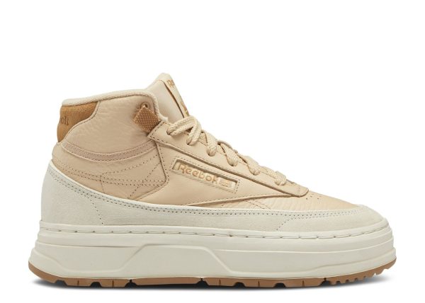 Wmns Club C Geo Mid 'Weathered Beige'