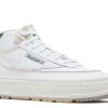 Wmns Club C Geo Mid 'White Dark Green'