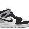 Wmns Jordan 1 Mid SE 'Light Steel Grey Canvas'