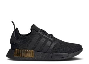 Wmns NMD_R1 'Black Gold Metallic'