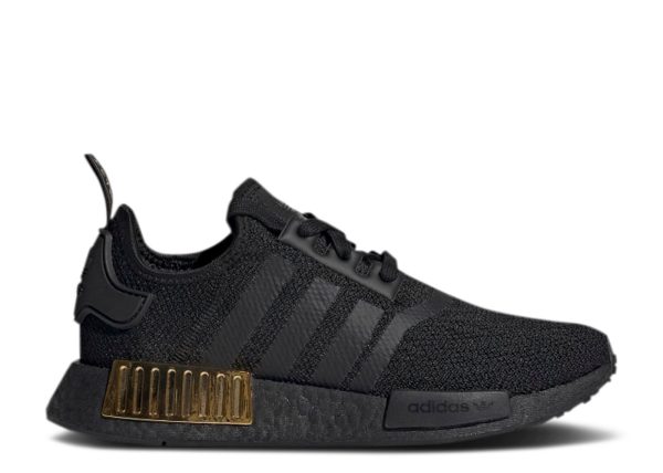 Wmns NMD_R1 'Black Gold Metallic'