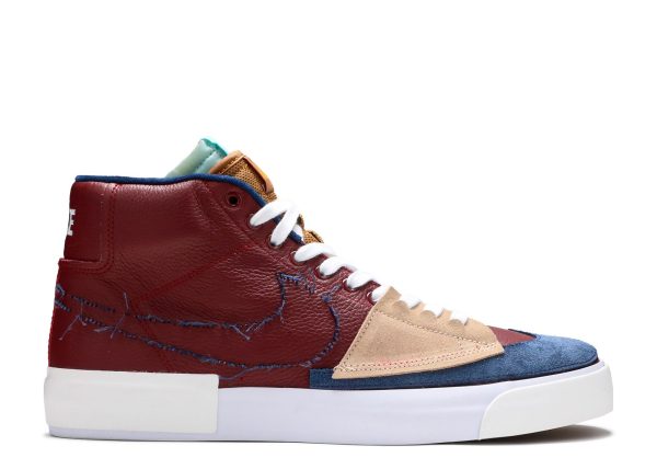 Zoom Blazer Mid Edge SB 'Team Red Navy'