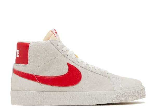 Zoom Blazer Mid SB 'White University Red'