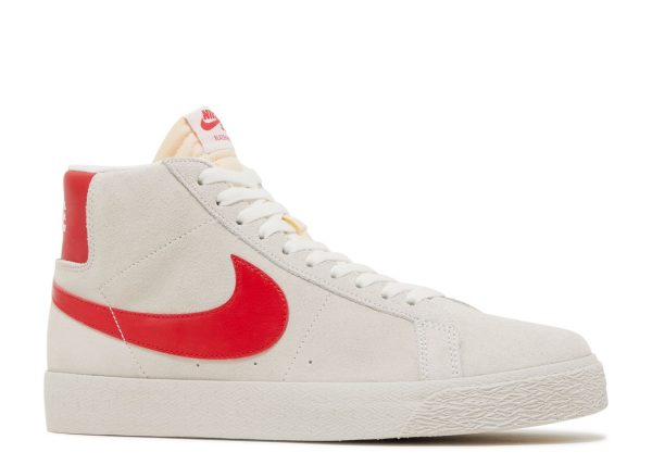 Zoom Blazer Mid SB 'White University Red'