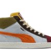 lemlem x Wmns Suede Mid 'Icy Blue Cayenne Pepper'