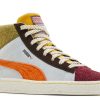 lemlem x Wmns Suede Mid 'Icy Blue Cayenne Pepper'