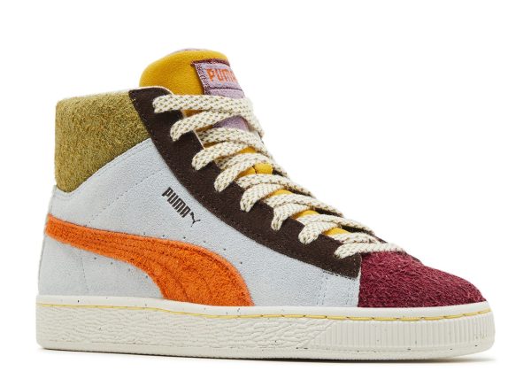 lemlem x Wmns Suede Mid 'Icy Blue Cayenne Pepper'